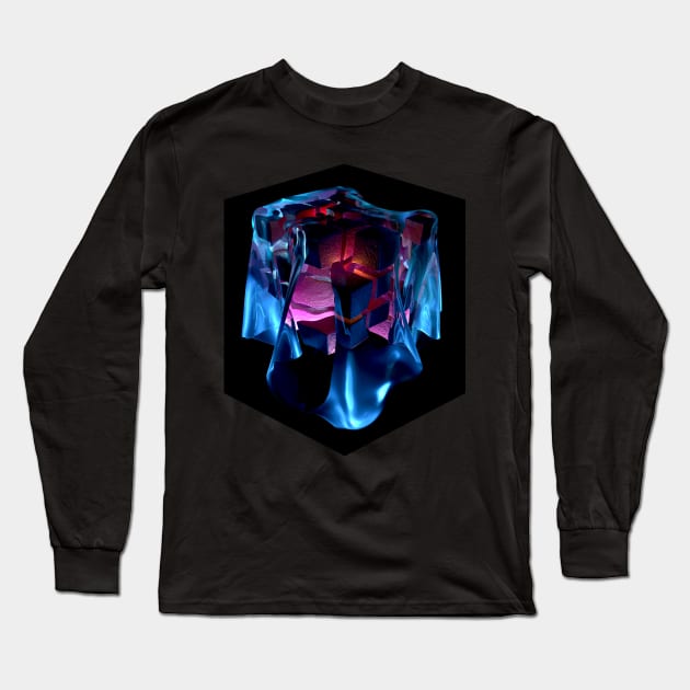 3d abstract art Long Sleeve T-Shirt by kuts